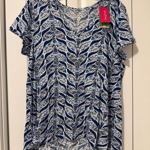 Lilly Pulitzer Etta Top A Mermaids Tail